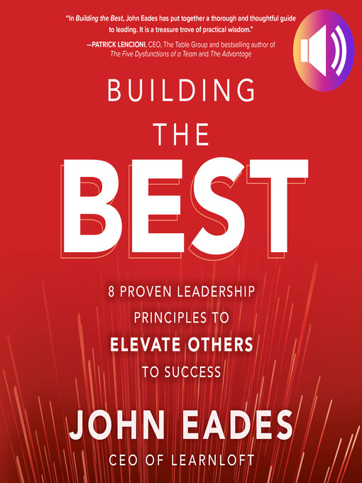 Title details for Building the Best by John Eades - Wait list
